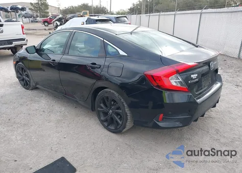 2020 Honda Civic Sport z USA, uszkodzony, nr VIN 2HGFC2F81LH593069